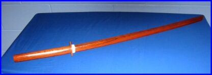 Bokken Std Red Stained with Tsuba 40 inch