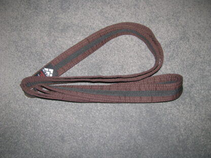 Brown  Belt with Black Stripe 2,5m