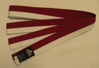 Belt Red & White horizontal stripe