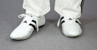 TKD Shoe, White & Black, size 44