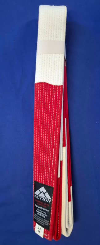 Belt Red & White 5th - 3.2m x 50mm